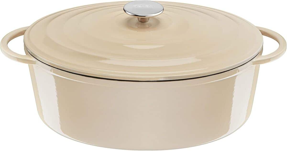 Test : cocotte ovale Tefal LOV en fonte émaillée 34 cm