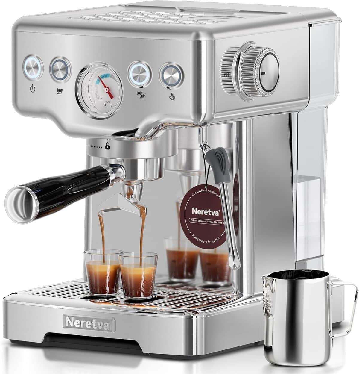 Test : machine à expresso Neretva 15 bars pour barista à domicile