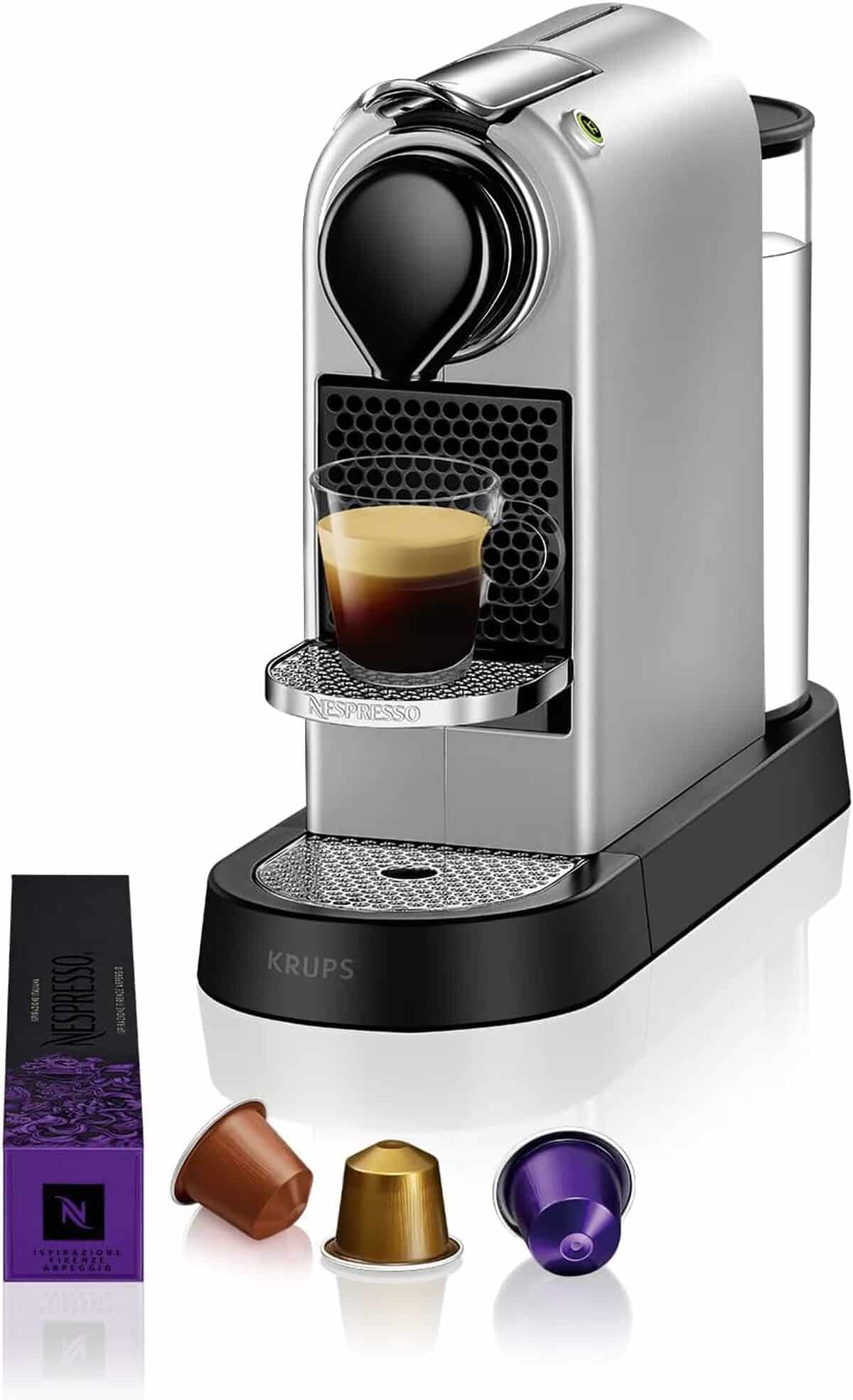 Test Nespresso Krups Citiz : machine à café argent YY4118FD