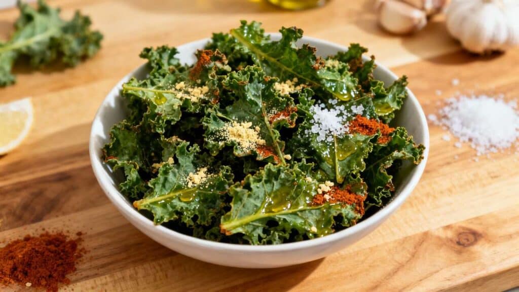 Recette de chips de chou kale maison