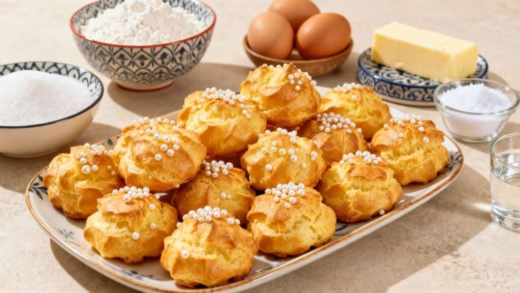 Recette de chouquettes maison moelleuses et croustillantes