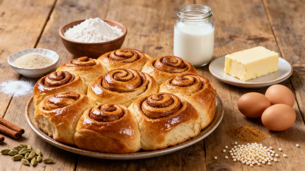 Recette de Kanelbullar : brioche Suédoise à la Cannelle
