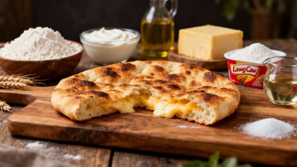 Cheese naan maison : pain indien au fromage