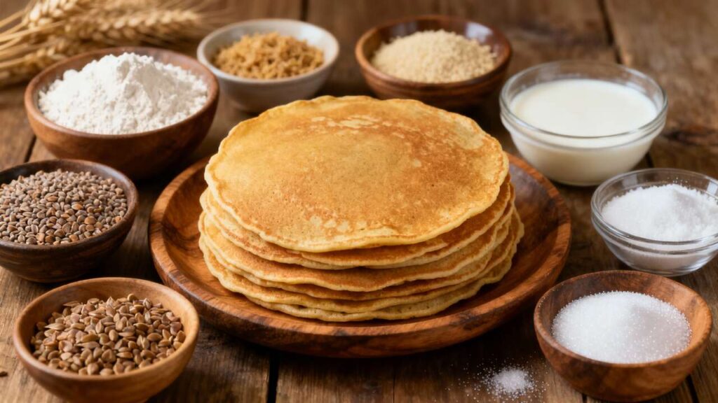 Blinis à la farine de sarrasin : recette savoureuse et facile