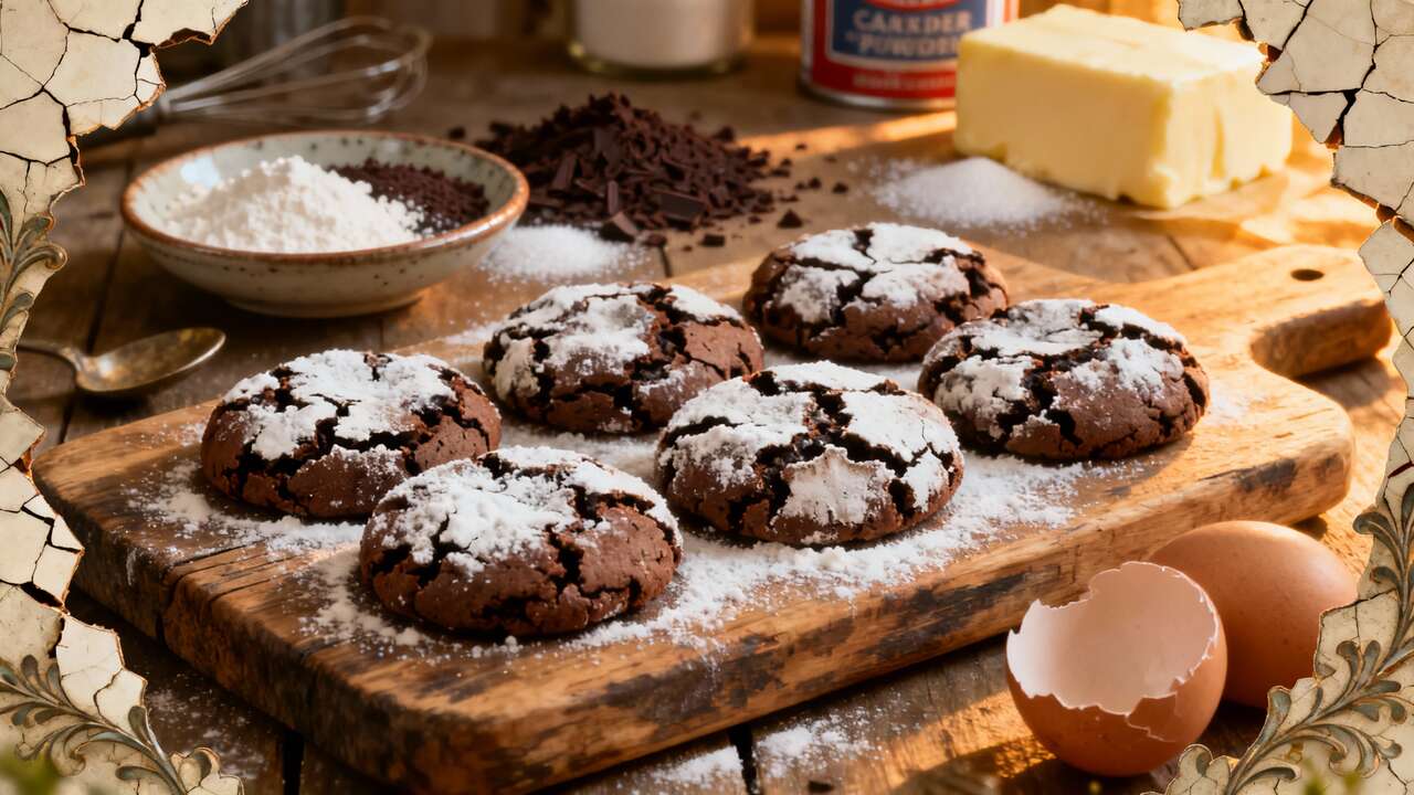 Crinkles au Chocolat : recette Gourmande et Facile