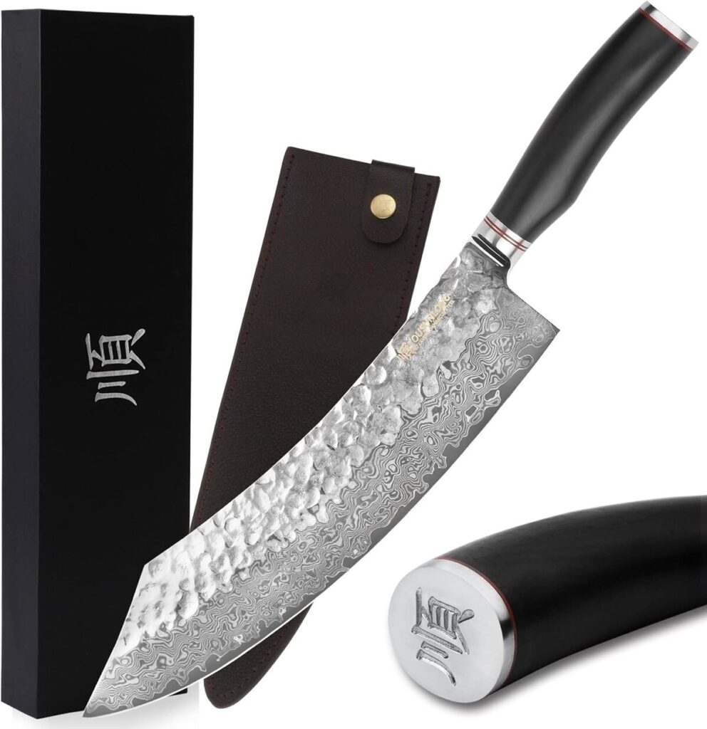 Test : couteau de boucher Yousunlong 30, 5 cm en acier damas