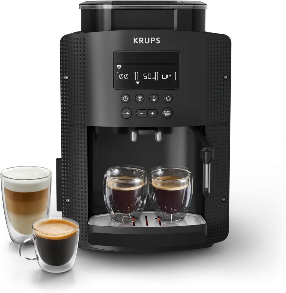 Test de la Krups Essential : expresso automatique et buse vapeur cappuccino