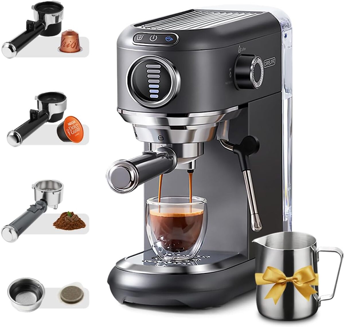 Test de la machine à expresso CAFELFFE MK-601F 4 en 1