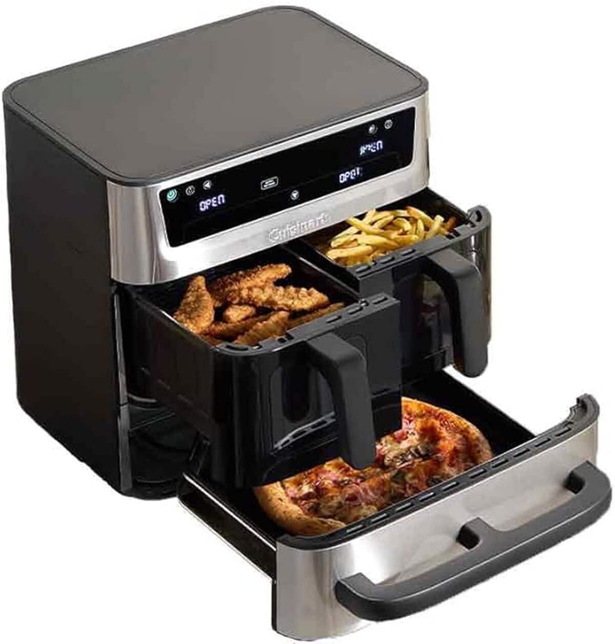 Test du Cuisinart Tri Zone Air fryer et four 13, 6 L : 3 zones, 9 fonctions