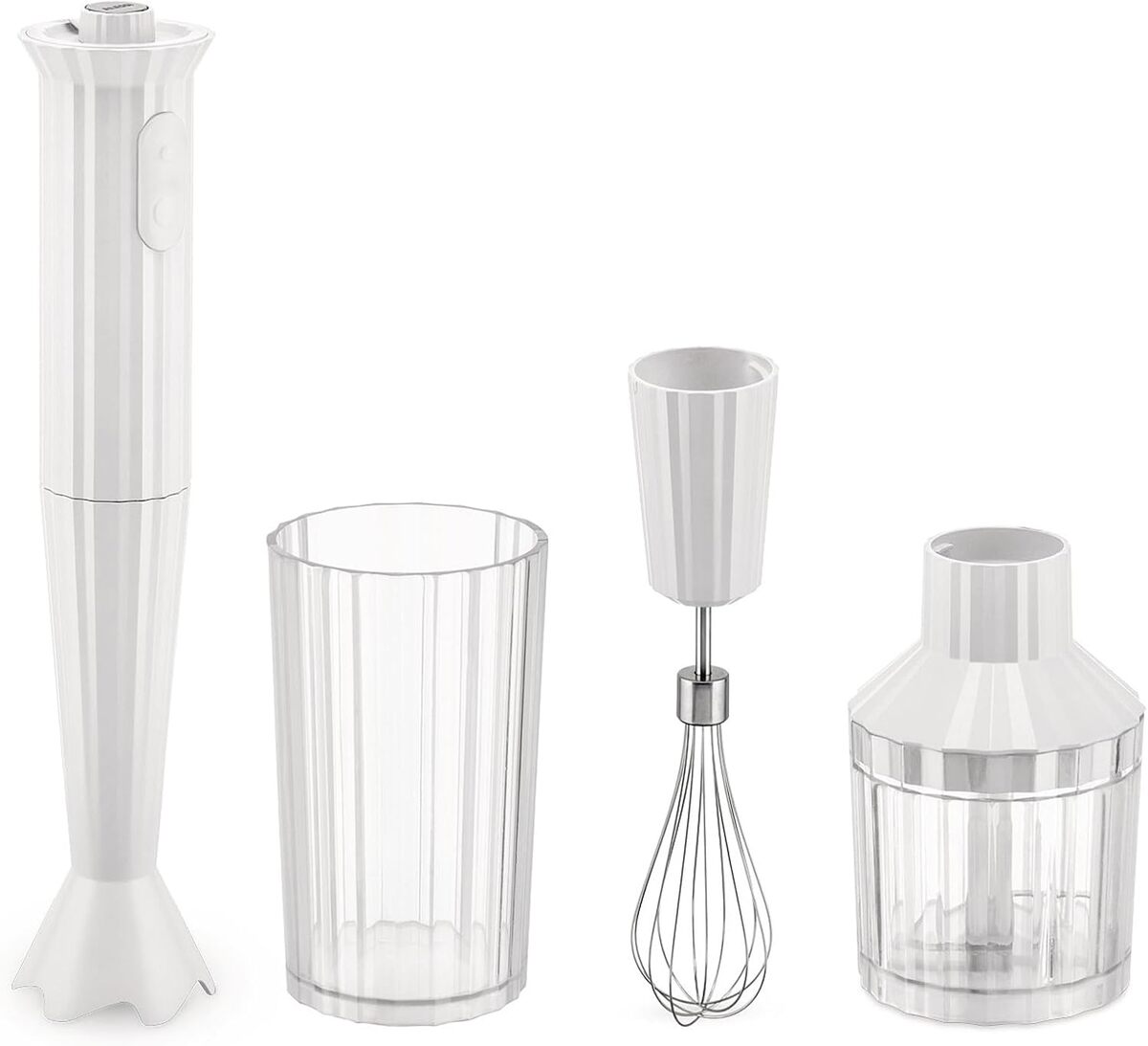 Test du mixeur Alessi Plissé MDL10S W : design et puissance 500W