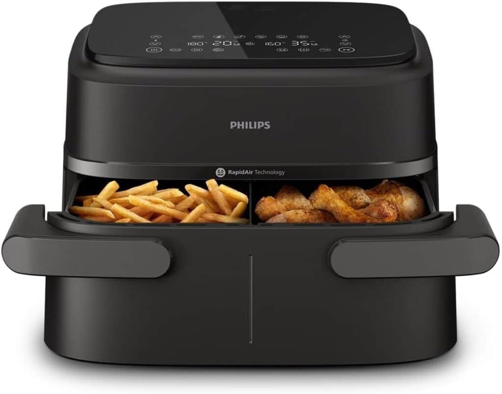 Test du Philips Air Fryer Série 1000 : double panier et technologie RapidAir