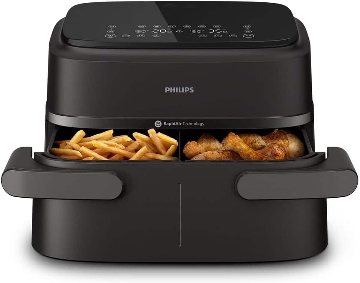 Test du Philips Air Fryer Série 1000 : double panier et technologie RapidAir