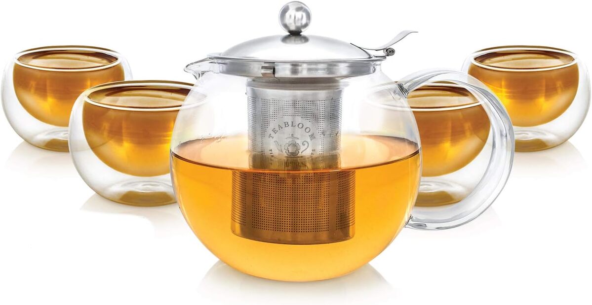 Test : théière Teabloom Classica en verre et infuseur amovible