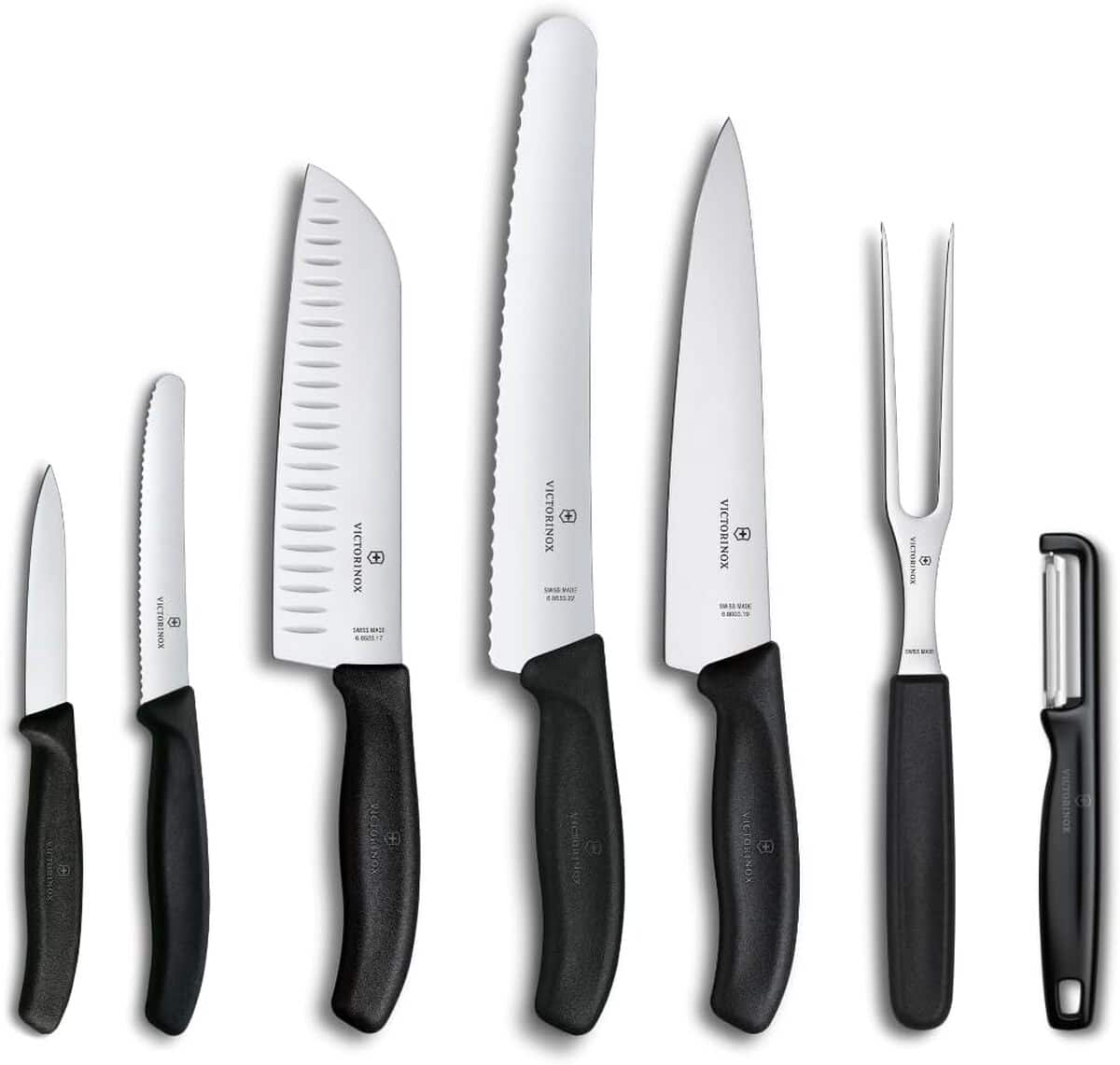 Test : victorinox Swiss Classic, set de couteaux 7 pièces noir