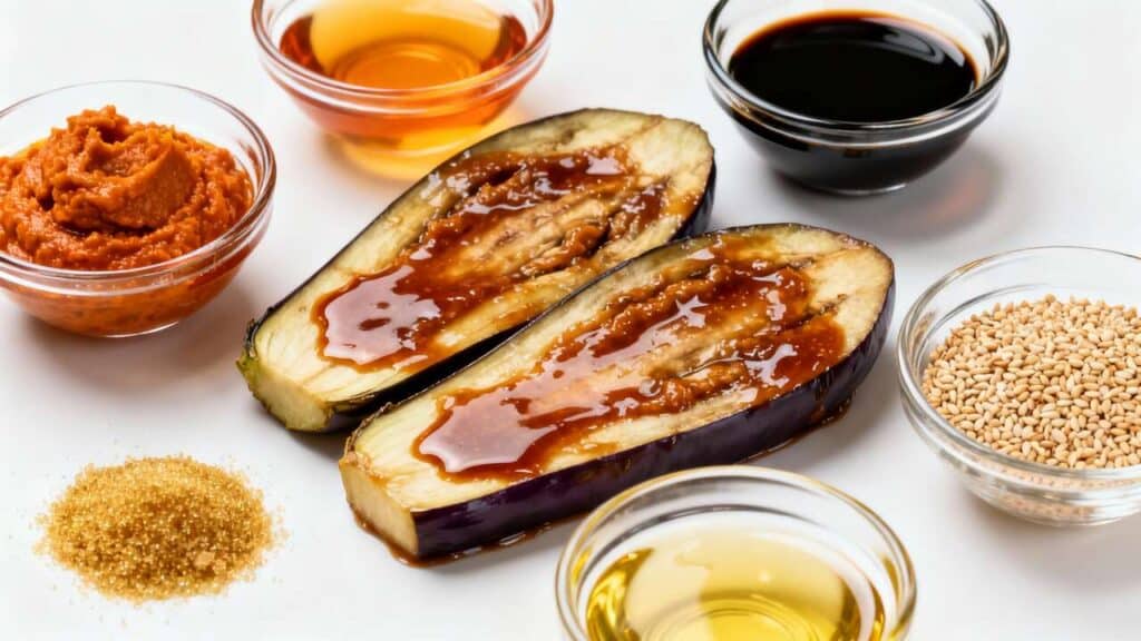 Aubergine Japonaise au Miso : recette Savoureuse