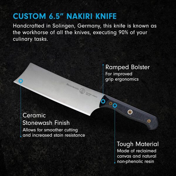 Messermeister Couteau de boucher Custom 16,5 cm