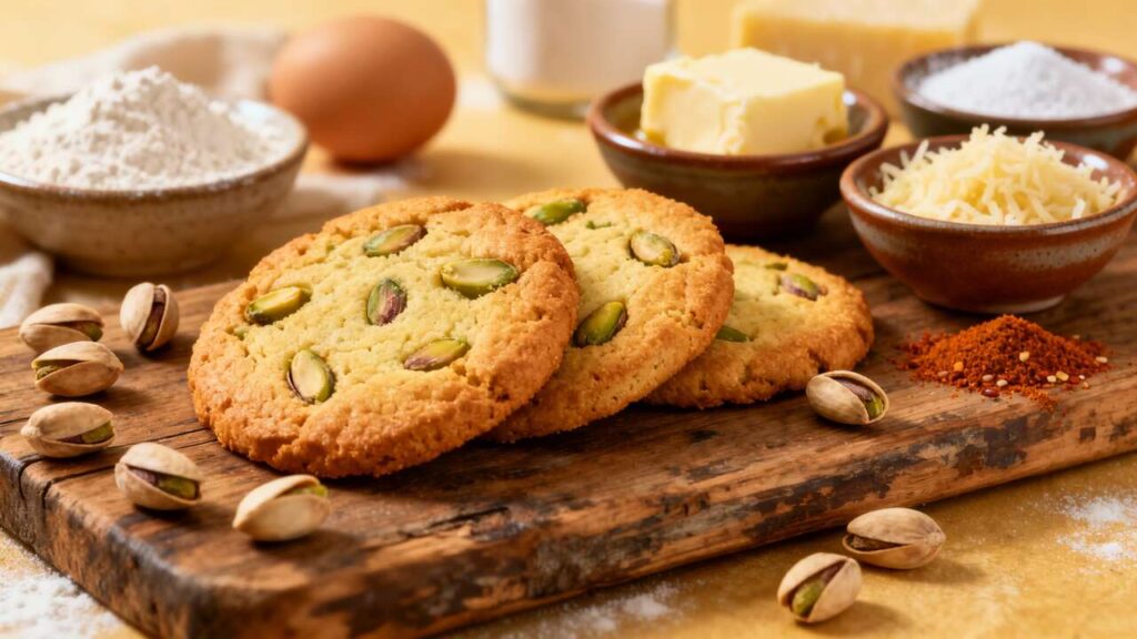 Biscuits Apéritif à la Pistache : recette Facile et Savoureuse