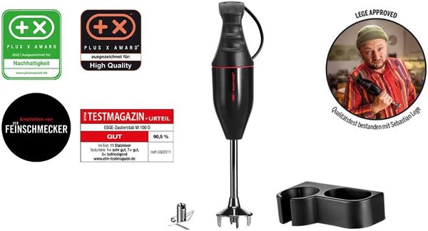 ESGE Mixeur plongeant M100D noir 90129 [Classe énergétique A]