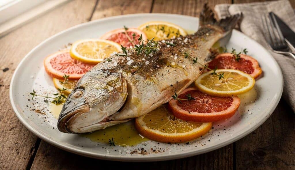Dorade au four aux agrumes : recette savoureuse et facile