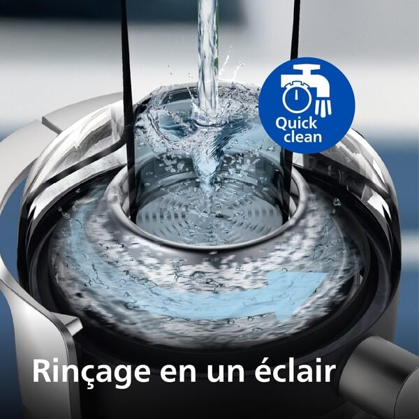 Philips Extracteur de Jus Série 3000 – Cheminée XXL, Technologie FiberBoost, QuickClean, Capacité de 2L, Moteur Puissant de 1100W pour Jus Lisse ou Riche en Pulpe (HR1921/20)