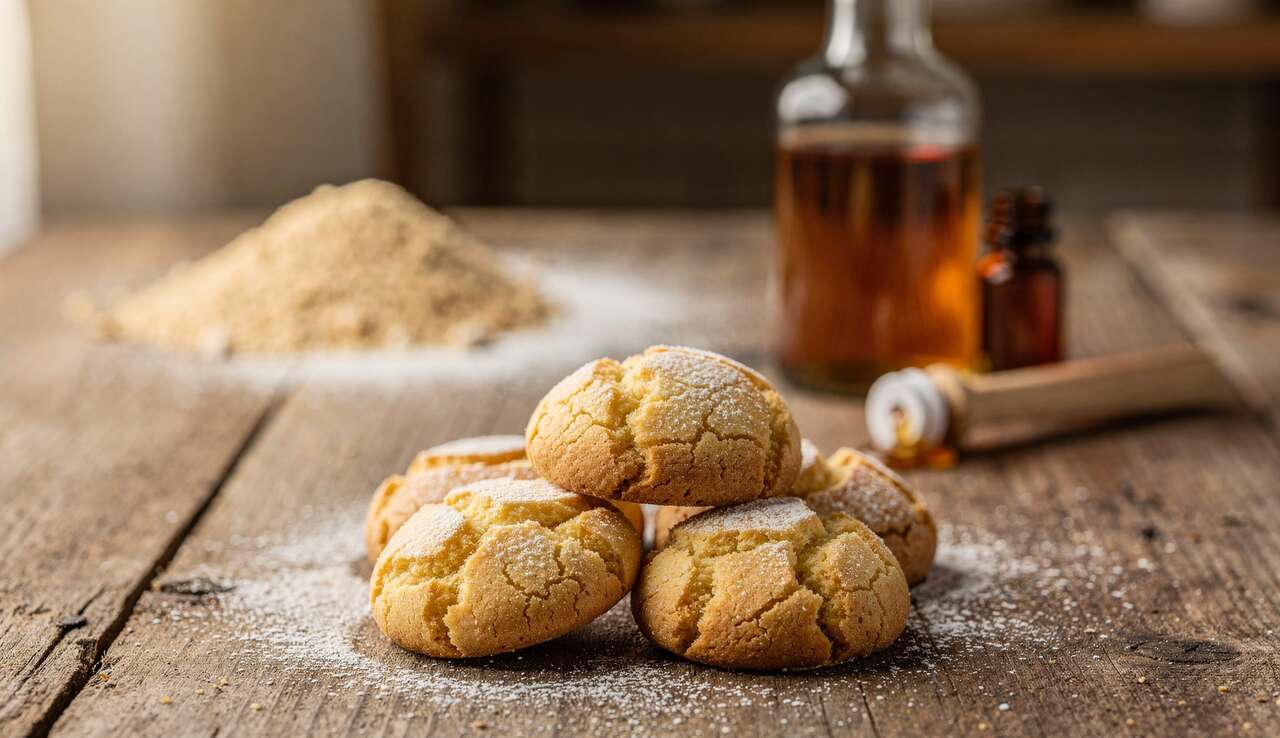 Biscuits Amaretti Moelleux : recette Gourmande