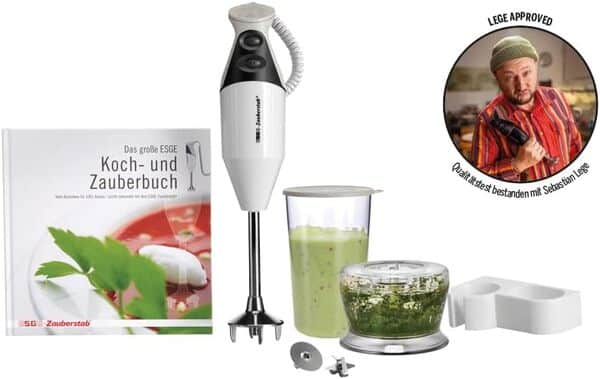 ESGE 90610 Mixeur Plongeant Blanc [Classe énergétique A]