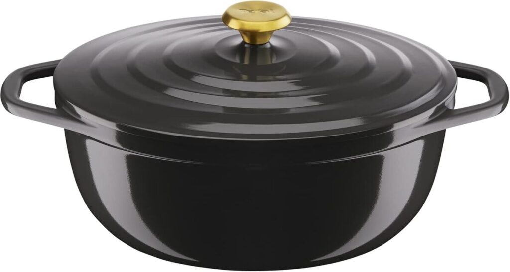 Test cocotte en fonte Tefal E2558904 : cuisson lente, rétention de chaleur