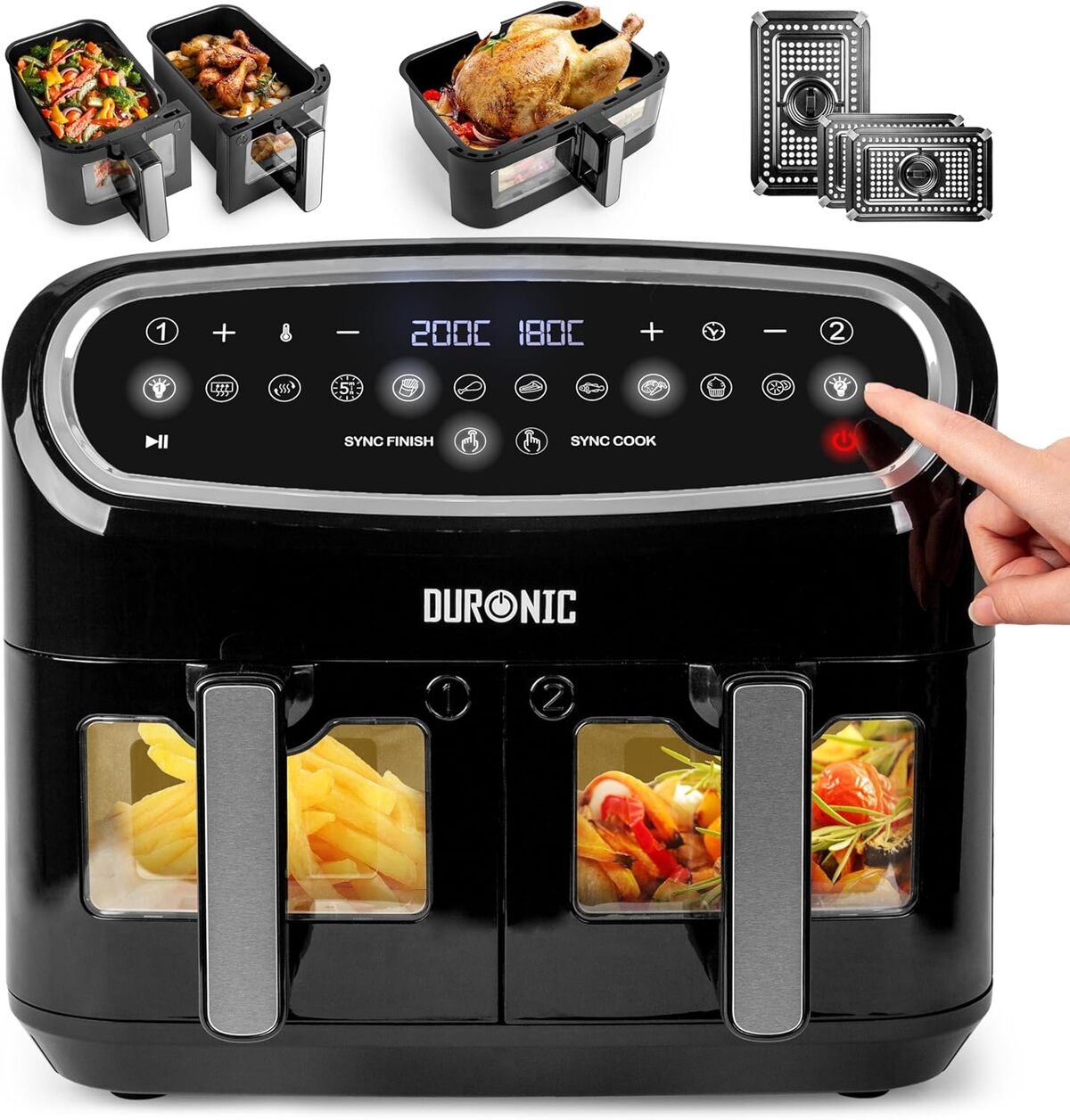 Test de la friteuse sans huile Duronic AF34 BK