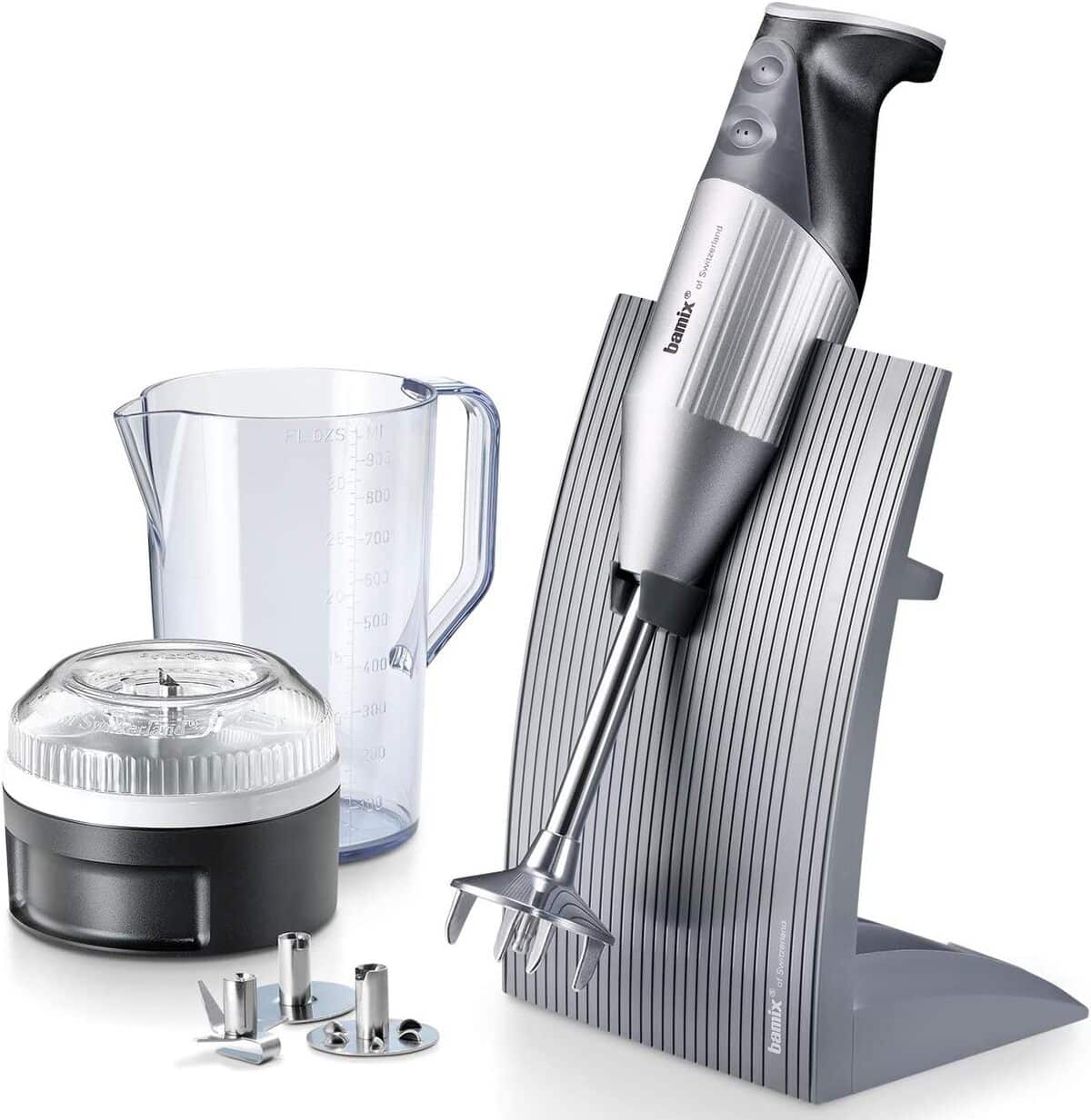 Test du mixeur plongeant Bamix MX100081 SwissLine argent