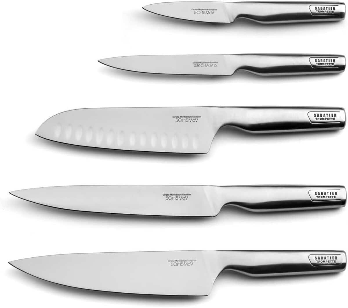 Test du Sabatier Trompette 870100MBA112K : ensemble de 5 couteaux de cuisine