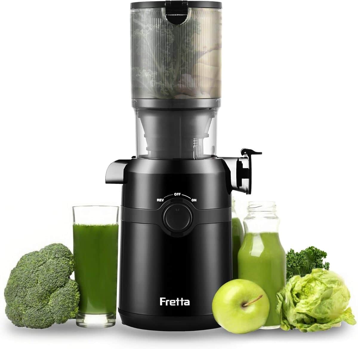 Test : extracteur de jus Fretta 200W à pression froide