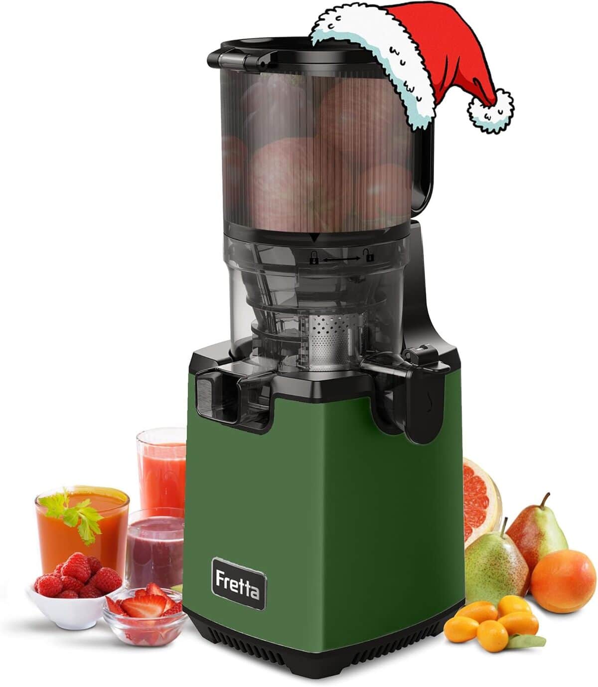 Test : extracteur de jus Fretta, grande goulotte et 250W