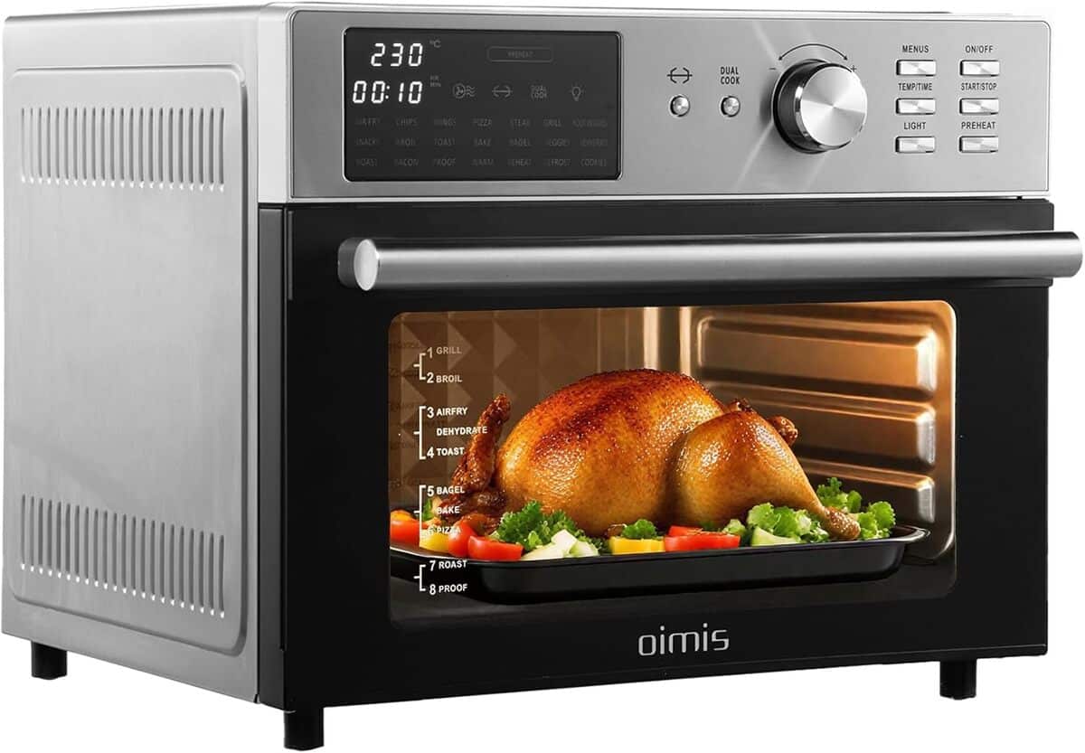 Test OIMIS Inox Air Fryer xxl : la friteuse sans huile puissante et polyvalente