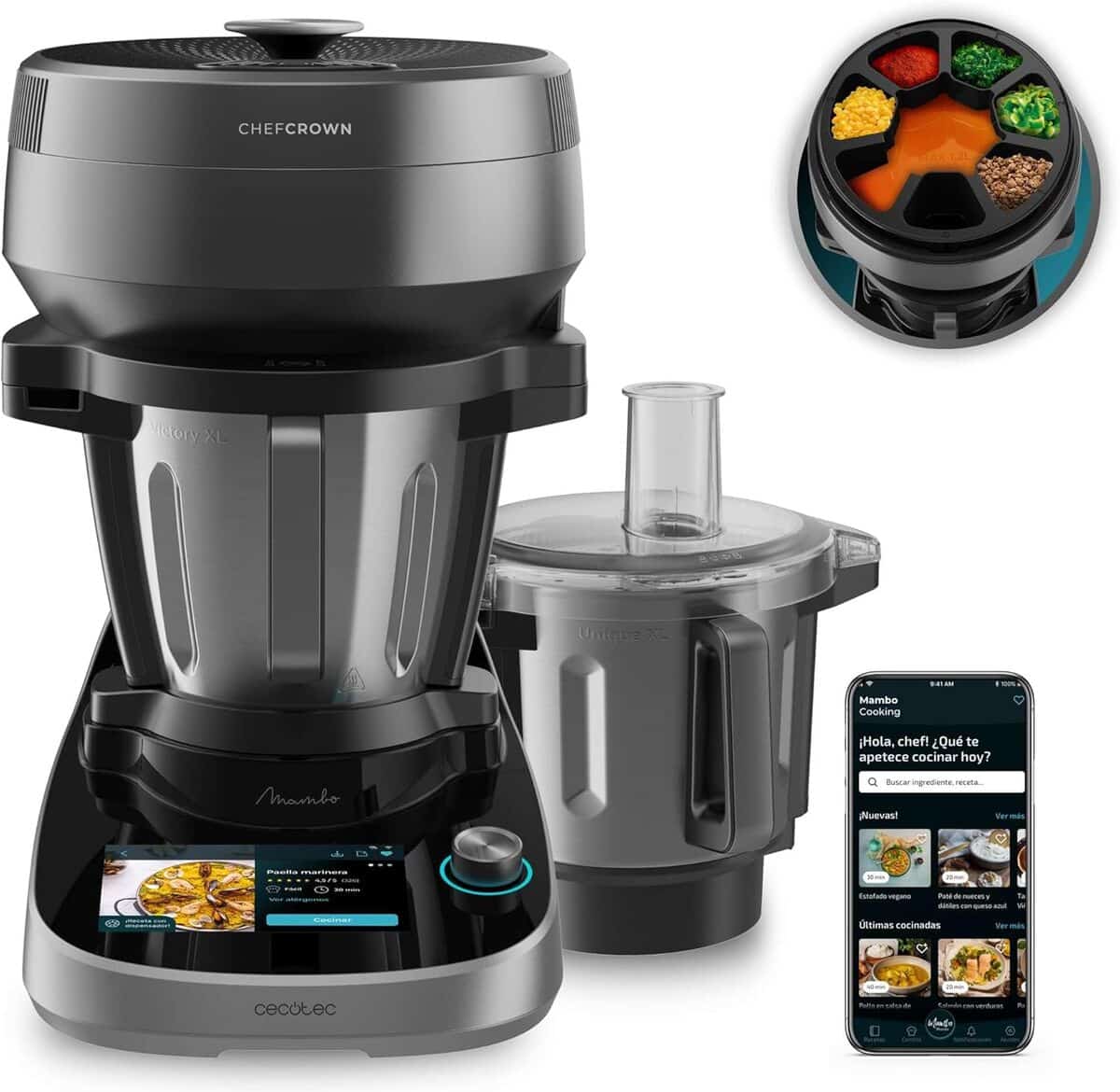 Test : robot de cuisine Cecotec Mambo CooKing Total Gourmet 2200 W