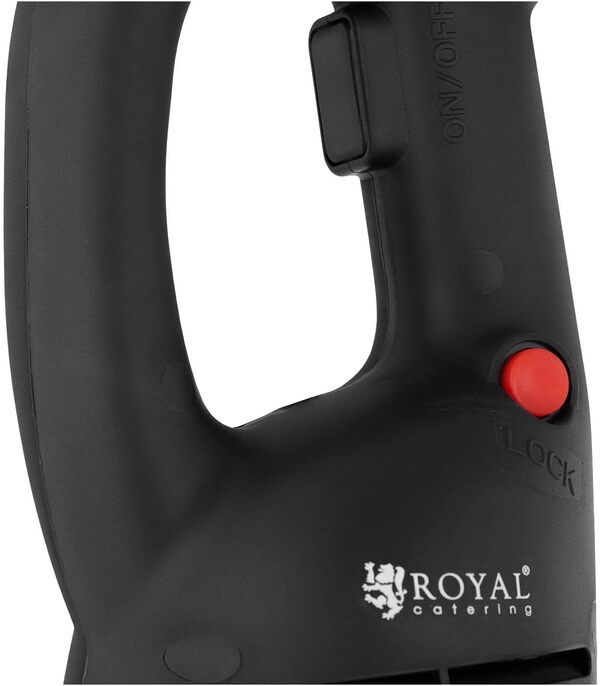 Royal Catering RCSM-650-400 Mixeur Plongeant 650 W 400 mm Pied Mélangeur Électrique À Main (Puissance : 650 W, Longueur du pied : 400 mm, Vitesse de rotation : 8 000 - 18 000 tr/min)