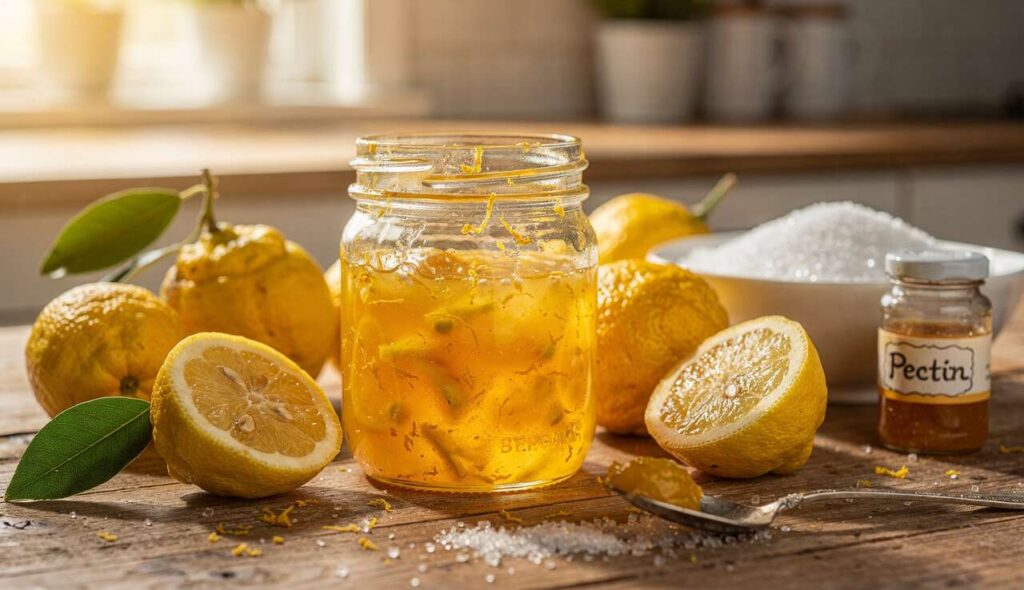 Confiture de citron bergamote maison : recette facile