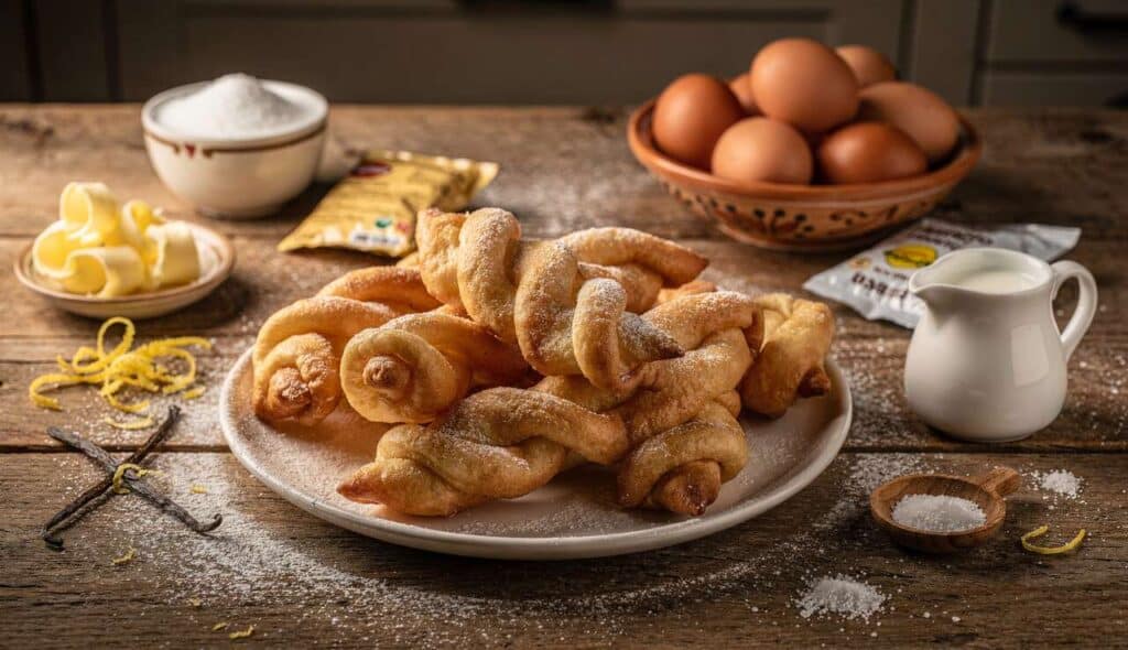 Bugnes au four : recette sans friture