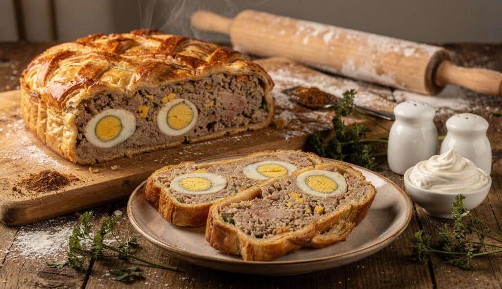 Recette authentique : pâté de Pâques alsacien en croûte