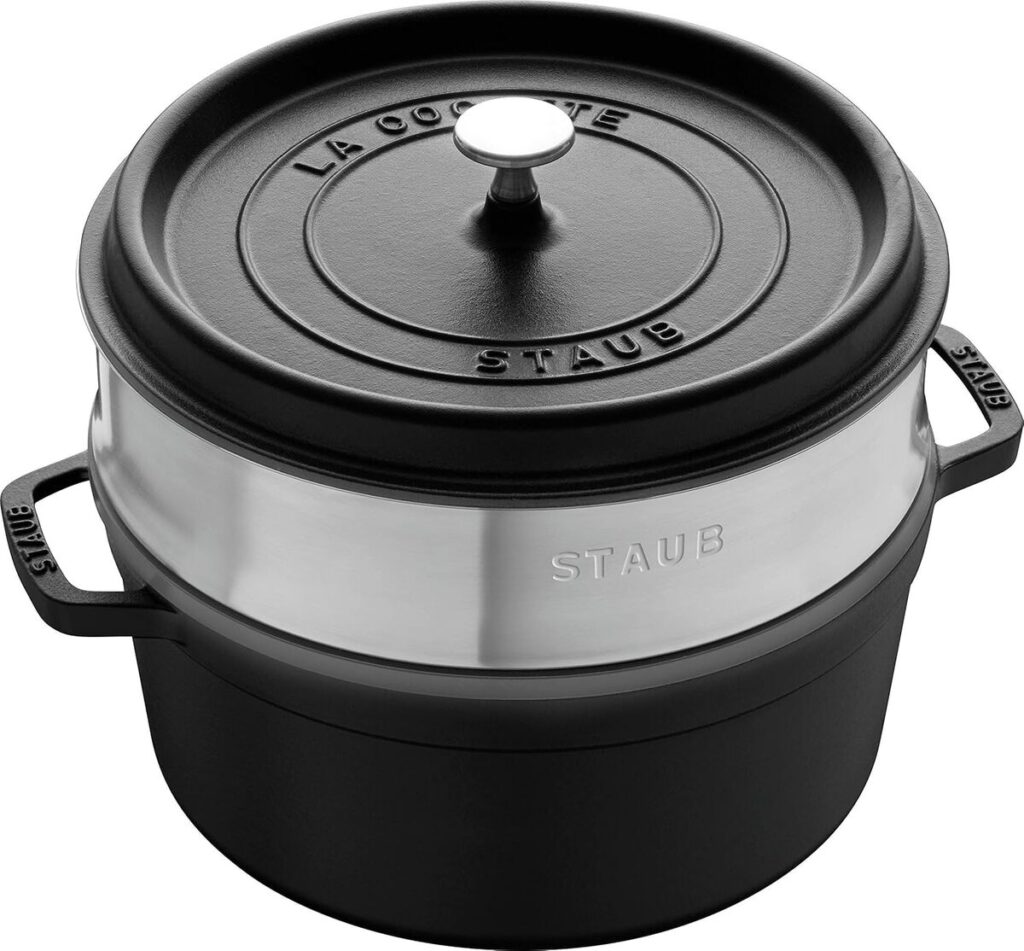 Test : cocotte Staub en fonte émaillée, noire mat, 5 L