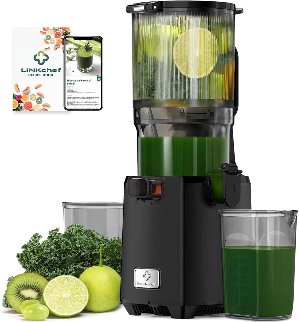 Test du puissant extracteur de jus LINKChef à pressage à froid 250 W