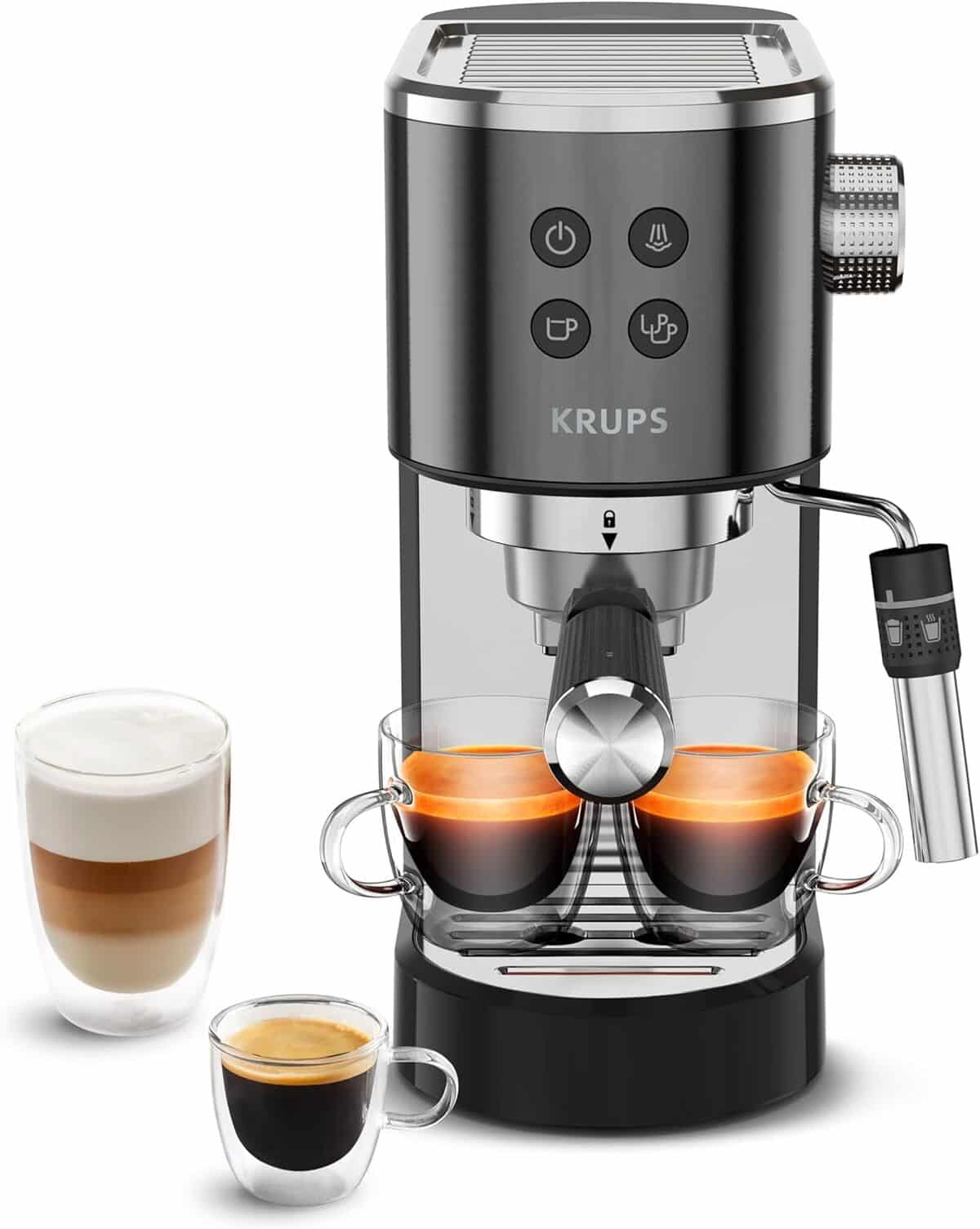 Test : machine expresso Krups Virtuoso+ 15 bars