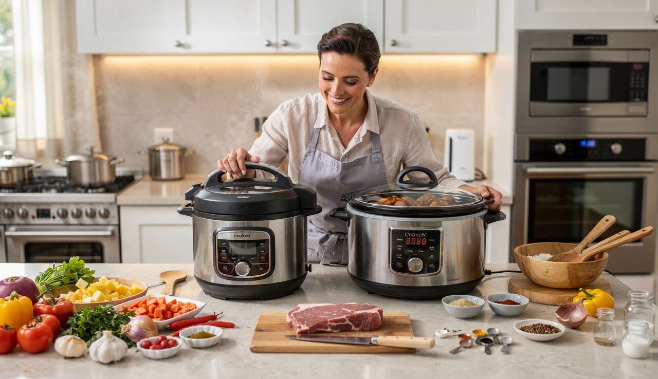 Différences et utilisations : autocuiseur Cookeo vs mijoteuse