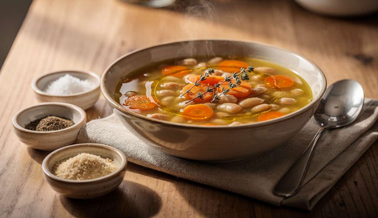 Soupe aux haricots blancs et carottes : une recette réconfortante