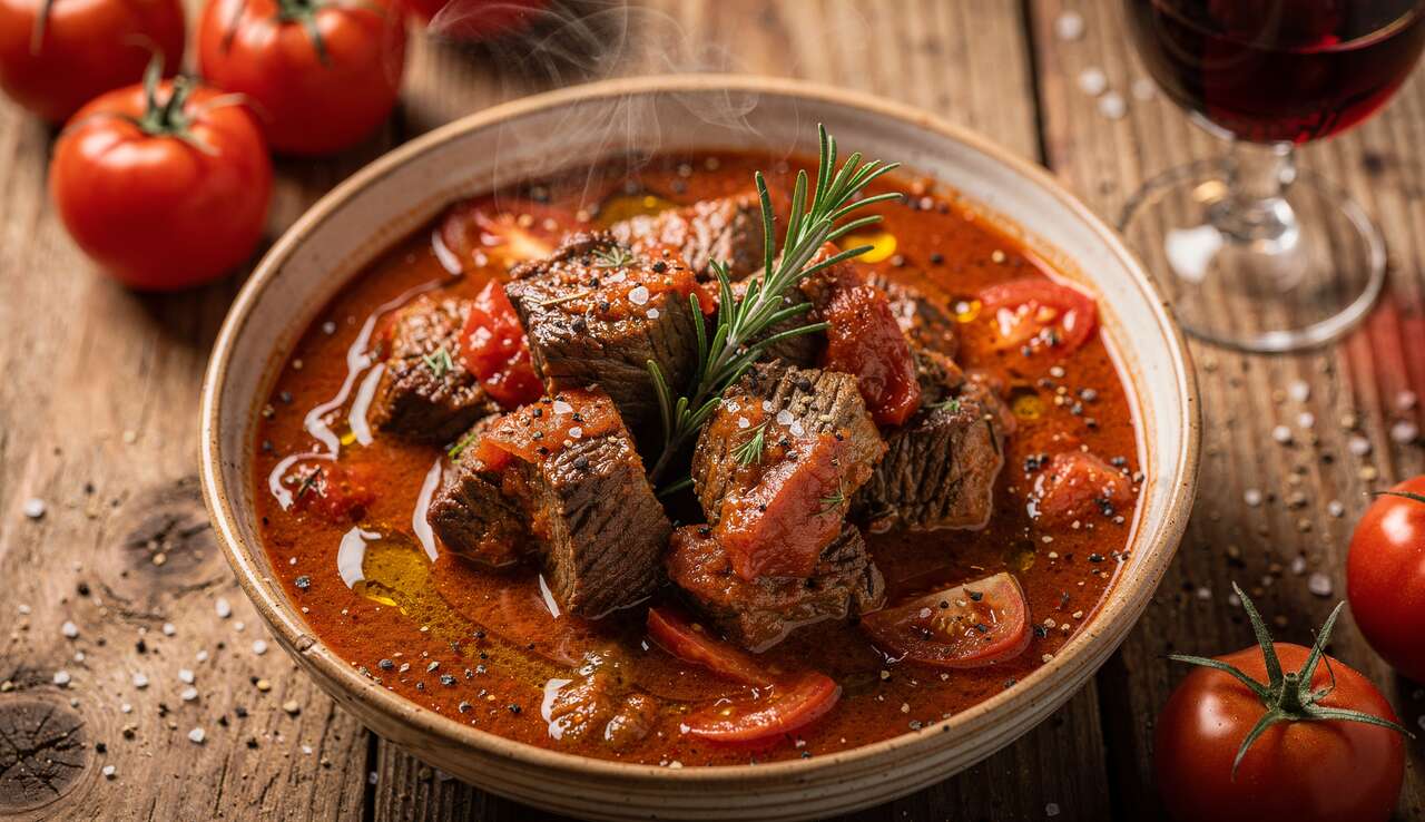 Bœuf mijoté à l'italienne : recette savoureuse