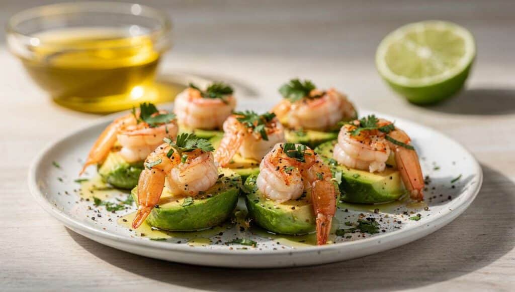 Bouchées de crevettes Escal à l'avocat : une recette gourmande