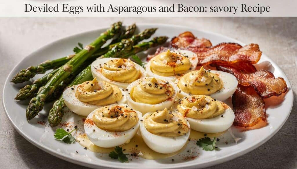 Œufs Mimosa aux Asperges et Bacon : recette Savoureuse