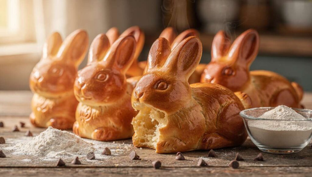 Lapins Briochés pour Pâques : recette Gourmande