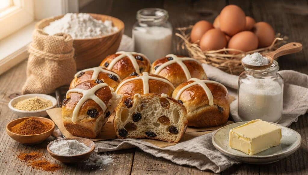 Recette des Hot Cross Buns maison