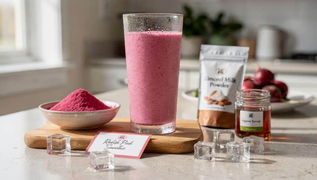 Recette de Smoothie au Radis Rose