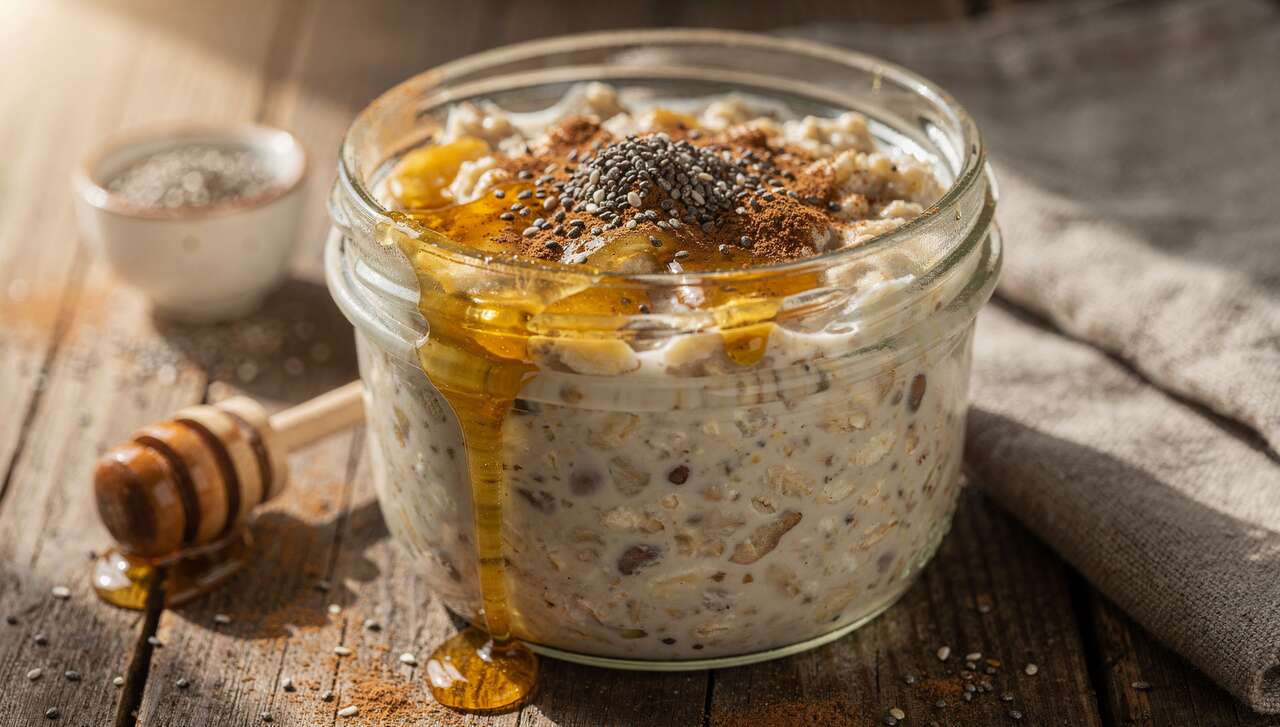 Recette de base Overnight Oats : petit-déjeuner sain et rapide
